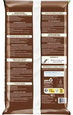 Produktbild von Bodengrund COMPO Terrarien-Substrat für Echsen 5 mm braun, 10 L