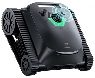 Image de Aspirateur robotique pour piscine, navigation intelligente, plusieurs modes de nettoyage, adapté aux parois et aux fonds, couleur noire
