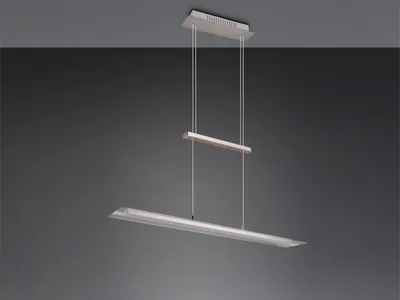 Produktbild von Trio Leuchten LED Pendelleuchte Milos 4x 5W nickel, Metall