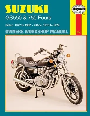 Obrázek produktu pro Suzuki GS550 (77 - 82) & GS750 Fours (76 - 79) Haynes Repair Manual