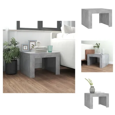 Obrázok produktu pre vidaXL Konferenčný stolík betón sivý 50x50x35 cm materiál na báze dreva - Konferenčné stolíky