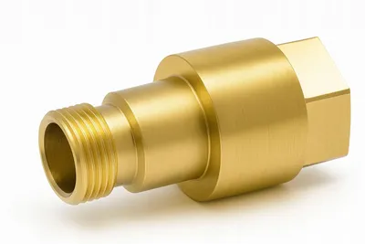 Image de Rosfix Adaptateur M22 Femelle Vers TR22 Mâle – Pièce Détachée pour Nettoyeurs Haute Pression Kärcher HD HDS | 300 bar, 155 °C, Laiton, Easy!lock