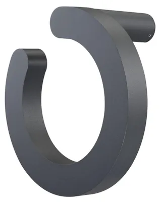 Produktbild von LED Wandleuchte, Aluminium, grau 30 cm