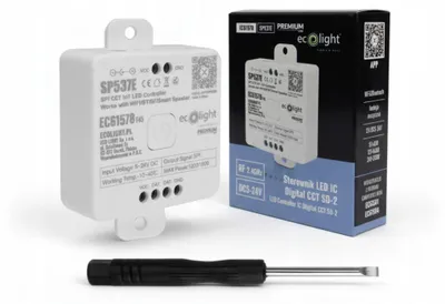 Obrázek produktu pro LED ovladač CCT IC SD-2, 12A, WiFi, RF, Bluetooth, 524V, 2-kanálový, PREMIUM