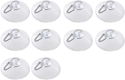 Produktbild von Westmark 10 Sauger Ø 20 mm, transparent mit Haken; 53182280