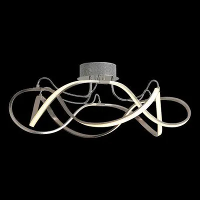 Obrázok produktu pre LED stropné svietidlo MINUET 40W, 3000K, nikel satén / biela, Ø: 70, H: 27 cm