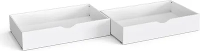 Produktbild von Vitalispa Rollschublade Everest, 98 x 56 cm 2er Set, Weiß