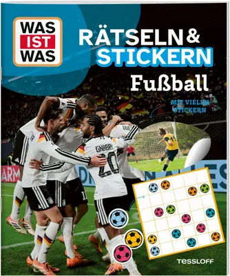 Produktbild von WAS IST WAS Rätseln und Stickern: Fußball