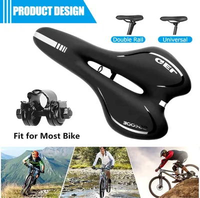 Produktbild von Fahrradsattel Silikon gelpolster Fahrradsitz Ultraleicht Rennrad 28x16x8cm