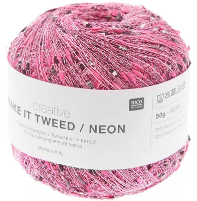 Produktbild von Rico Make it Tweed/Neon 02 pink