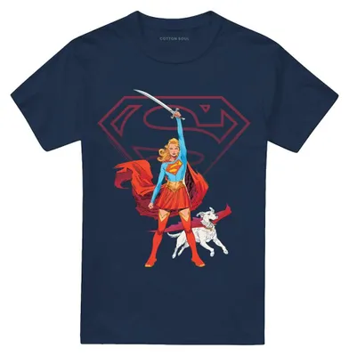 Obrázok produktu pre Tričko Supergirl – „Woman Of Tomorrow“ pre mužov/ženy, uni, TV34732 (L) (námornícka modrá)