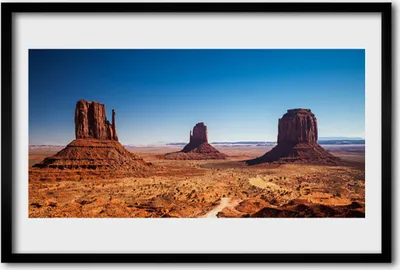 Produktbild von Bild 60x40 MDF-Rahmen Wandkunst Wüste Berglandschaft