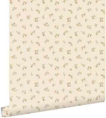 Produktbild von ESTAhome Tapete Blumenmuster Gelb 50 x 900 cm