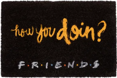 Produktbild von Fußmatte Kokos - Türmatte Kokos - Friends - How you doin?
