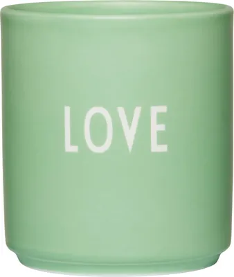 Produktbild von Design Letters - AJ Favourite Becher LOVE, green bliss