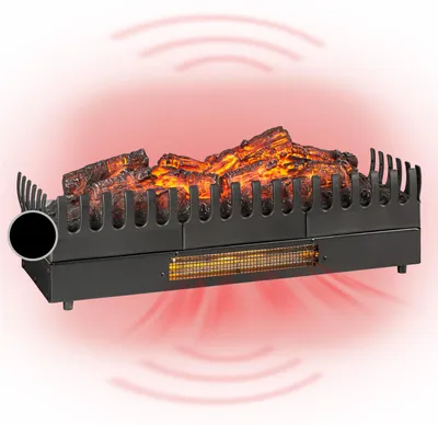 Image de Klarstein Cheminée Electrique d'Intérieur, Chauffage Electrique de 2000W, Fausse Cheminée Decorative avec Effet Flamme en LED, Télécommande Inclus, Programmable, Minuterie, Thermostat Réglable