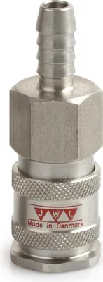 Image de ELMAG Raccord acier inoxydable 316 JWL série 540 DN 7,8, avec embout pour tuyau 10 mm