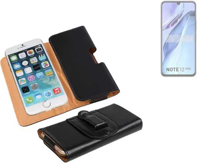 Produktbild von K-S-Trade Schützhülle Handyhülle kompatibel mit Infinix Note 12 2023 Holster Gürtel Tasche Schutzhülle Handy-Tasche Smartphone Case Seitentasche