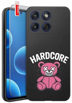 Produktbild von Hülle für Motorola Edge 70 | Designs | Mattes Silikon-Case + 9H-Glas