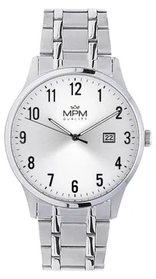 Produktbild von MPM-Quality Herrenuhr Klasik I Analog Quarz Edelstahl Silber
