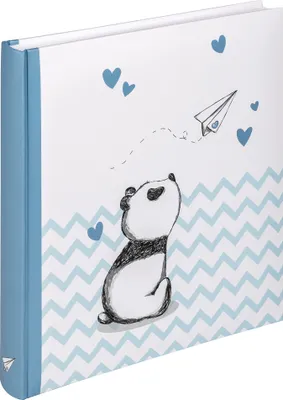 Produktbild von Walther, UK-281-L, Babyalbum Little Panda, 28X30,5 cm, blau