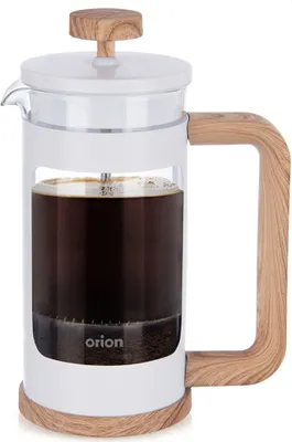 Obrázek produktu pro Orion | French Press - 400 ml - Sklo s nerezovou ocelí - Ideální na kávu a čaj - Ergonomická rukojeť