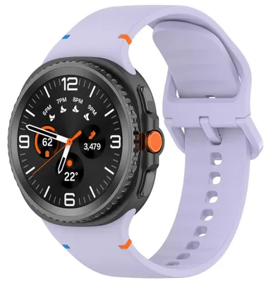 Produktbild von Techsuit - Watchband (W079) Armband für Samsung Galaxy Watch8 40mm / Watch8 44mm / Watch8 Classic – helles Lila