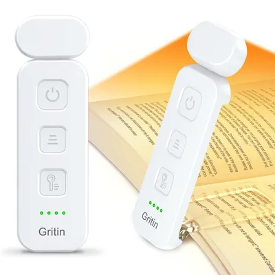 Productafbeelding van Boeklicht Oplaadbaar, Leeslamp Lamp Clip op Boek, Oogverzorgende