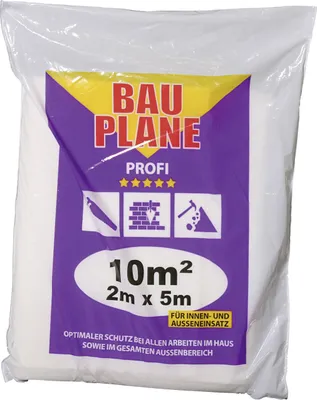 Produktbild von Jufol Bauplane Profi 0,08 mm 5 x 2 m = 10 m² transparent