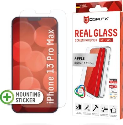Produktbild von DISPLEX Real Glass + Case Set Apple iPhone 13 Pro Max