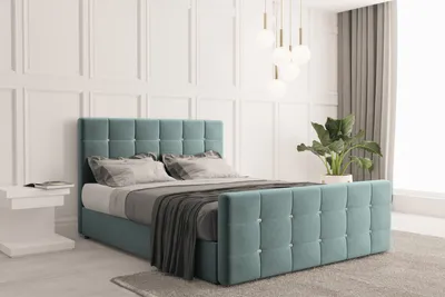 Produktbild von Kaiser Möbel Boxspringbett mit bettkasten und matratze 160 cm x 200 cm, Schlafzimmerbett ROMA Mintz + topper H3