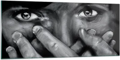 Produktbild von Bilder auf glas - Graffiti Wand Farbe Malerei - 120x50cm - Glasbilder - Wandbilder - Kunstdruck - zum Aufhängen bereit - Wanddekoration aus Glas - Glas Bilder - Wandbild auf Glas - GAB120x50-0459