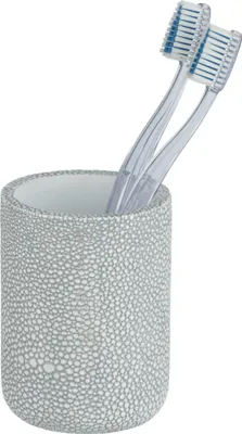 Produktbild von WENKO Zahnputz Becher Zahnbürsten Halter Zahnpasta Raja Bad Accessoires WC