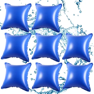 Zdjęcie produktu dla Hengda, 8 sztuk, poduszki basenowe, 122 x 122 x 60 cm, poduszki powietrzne do basenu, poduszki powietrzne, poduszki, poduszki zimowe do plandek basenowych, osłony basenowe, ochrona przed zimą