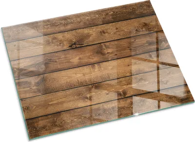 Produktbild von Holzbrett in Maserung – Glasbodenplatte für – Kaminofen – Kaminplatte Glas – Schutzglas – Funkenschutzplatte –Glasbodenplatte Feuerfeste – Hitzeschutzplatte – Bodenschutz aus Glas – 80x60 cm