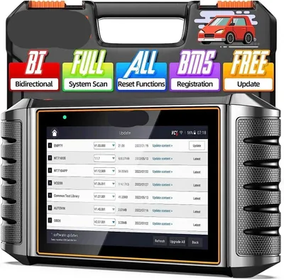 Imagen del producto de Escáner OBD2 - Computadora de diagnóstico - OBD - Escáner para automóviles - Diagnóstico completo del sistema - Codificación de la ECU - Más de 30 funciones de reinicio