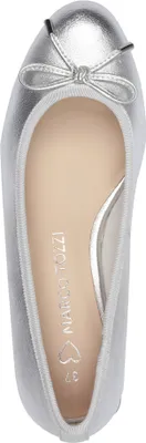 Produktbild von MARCO TOZZI Damen Pumps matt Lack Metallic Finish 2-22208-43, Größe:37 EU, Farbe:Silber