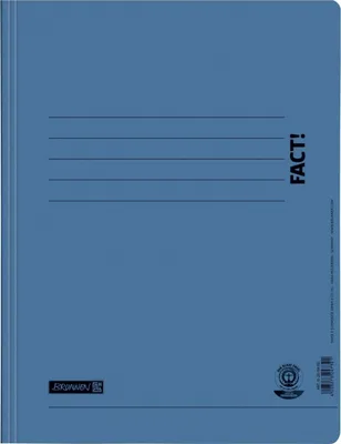 Produktbild von Schnellhefter Fact! A4 Recycling blau Packung mit 25 Stück