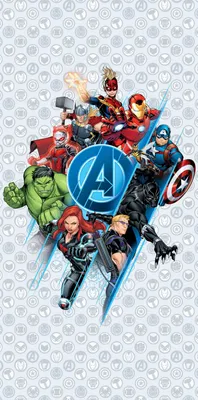 Image de Ręcznik Avengers 140 x 70 cm - Wysokiej Jakości 100% Bawełna