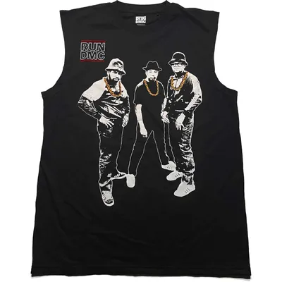 Produktbild von Run DMC Gold Chains Photo Black M T-Shirt