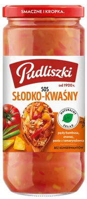 Obrázok produktu pre Pudliszki Sos słodko-kwaśny 480 g