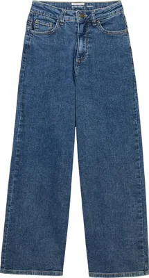 Produktbild von Tom Tailor 1041327_158, Jeans, Weiblich, Kind, Indigo, Weites Bein, Kleidungsknopf, Reißverschluss