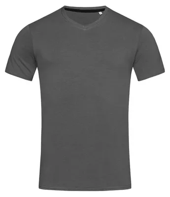 Produktbild von Stedman Stars Herren T-Shirt Clive mit V-Ausschnitt LT835 (2XL) (Schiefergrau)