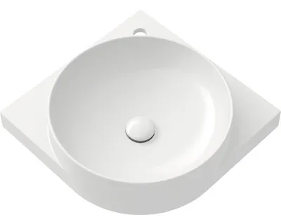 Obrázok produktu pre Rohové umývadlo RAVAK Yard sanitárna keramika biela 28 x 28 x 12,5 cm XJX01228000