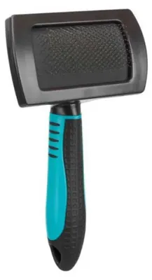 Obrázek produktu pro TRIXIE Soft Brush, Pes, Kartáč, Černá, Modrá, Plast, 100 mm, 170 mm