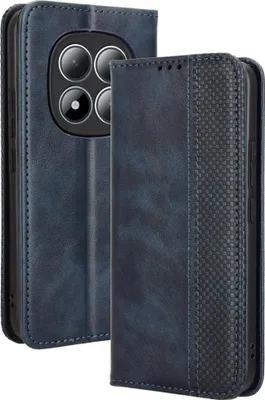 Produktbild von Xiaomi Redmi Note 15 Pro 5G Hülle - Coverup Vintage Style Klapphülle - Blau