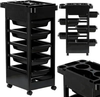 Produktbild von Friseurhelferwagen Färbewagen BG1-1200 für Schönheitssalon Schrank mit Schubladen