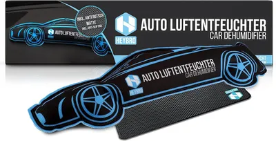 Produktbild von Auto Entfeuchter, wiederverwendbar, mit Antirutschmatte, Feuchtigkeitskissen, für klare Scheiben