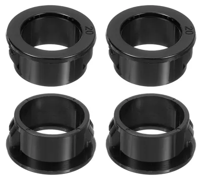 Kabeldurchführungen 38 Stk., 20 mm, Nylon, schwarz