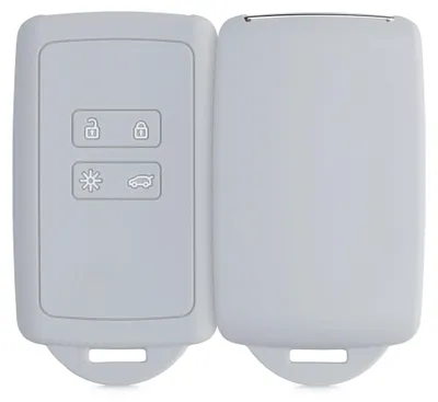 Produktbild von kwmobile Schlüsselhülle für Renault 4-Tasten Smartkey Autoschlüssel (nur Keyless Go) Hülle - Autoschlüssel Schlüssel Hülle aus Silikon -